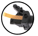 Commutateur de Colonne de Direction - 207-307-Berlingo-Partner 1 P Montage Delphi