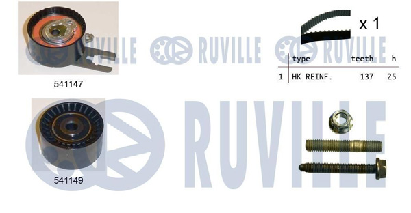 Kit de Courroie Crantée - PSA 1.6 HDI 2005-2011 Existe En Storm: 904487