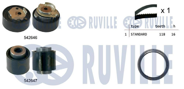 Kit de Courroie Crantée - PSA/OPEL Puretech/Vti Existe En Storm: 5550003