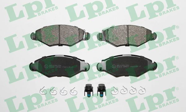 Kit de Plaquette de Frein - Avant H 53MM Ep 19MM L 122,8mm TRW Xsara/206 Avant H 47,5mm Ep 18MM L 131MM BOSCH Trafic Ii-iii/Vivaro A-b/Talento Arrière H 57,5mm Ep 17MM L 95MM TRW